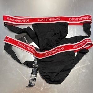 EMPORIO ARMANI 2 PACK JOCKSTRAP MEN SIZE XL